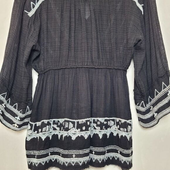 Free People Saffron Embroidered Tunic Size Medium - Picture 11 of 11